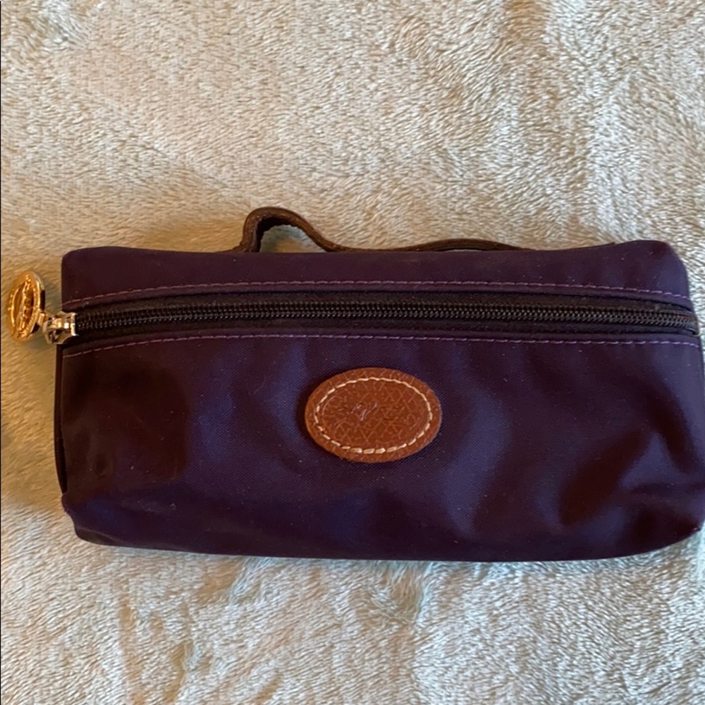 Longchamp purple pencil case